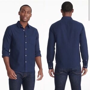 UNTUCKit Navy Blue Regular Fit Flannel Sherwood Shirt Men's Size X-Large EUC